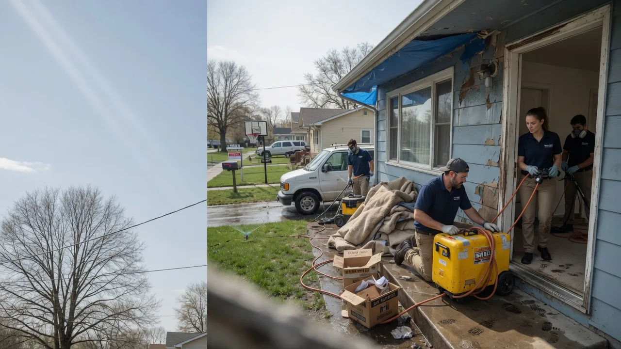 Basement Flood Cleanup in Houghton, IA near me